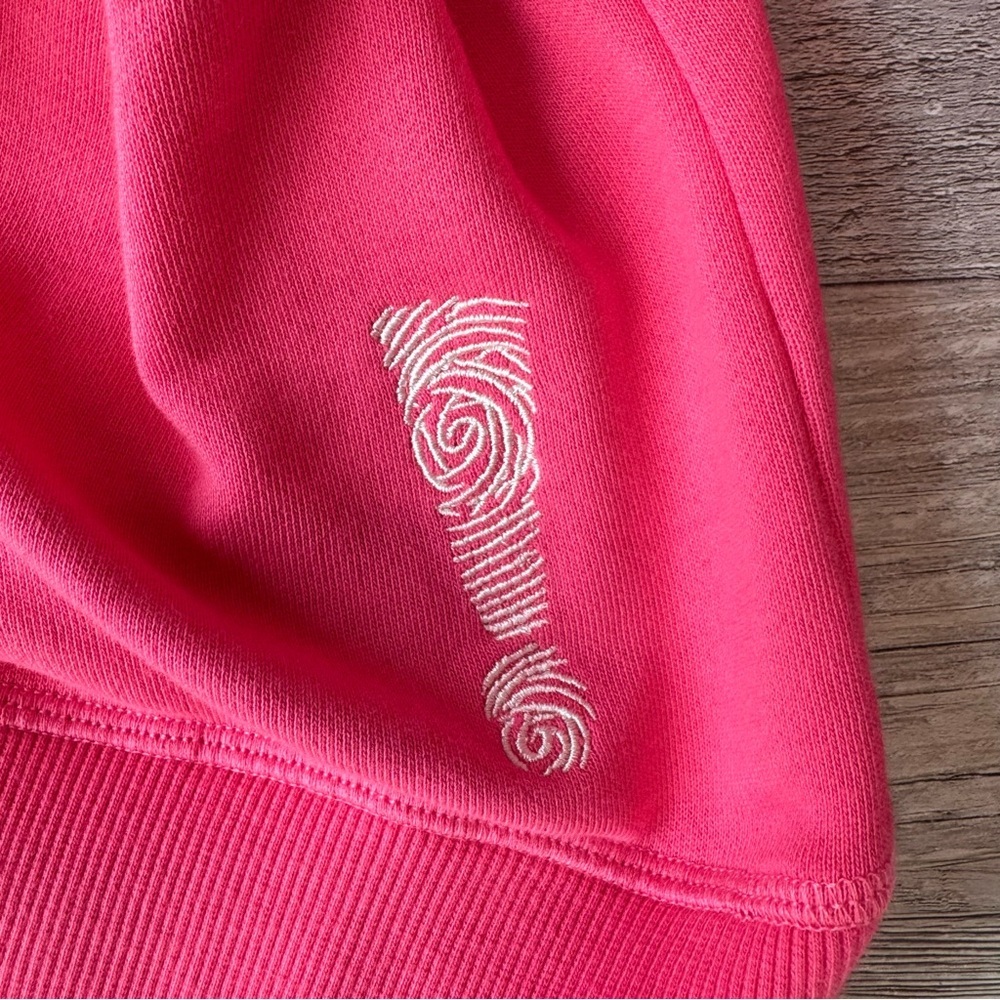 Thumb United Pink Casey Fleece Hoodie Full Zip Sweatshirt Women's 3X - Picture 5 of 13